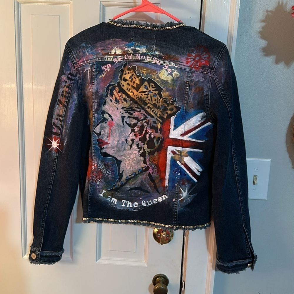 Marie Mero designed in belgium Jean jacket— one of a kind !